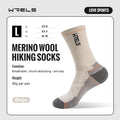 Merino Wool Hiking Socks – Lightweight Outdoor Running & Trekking Socks