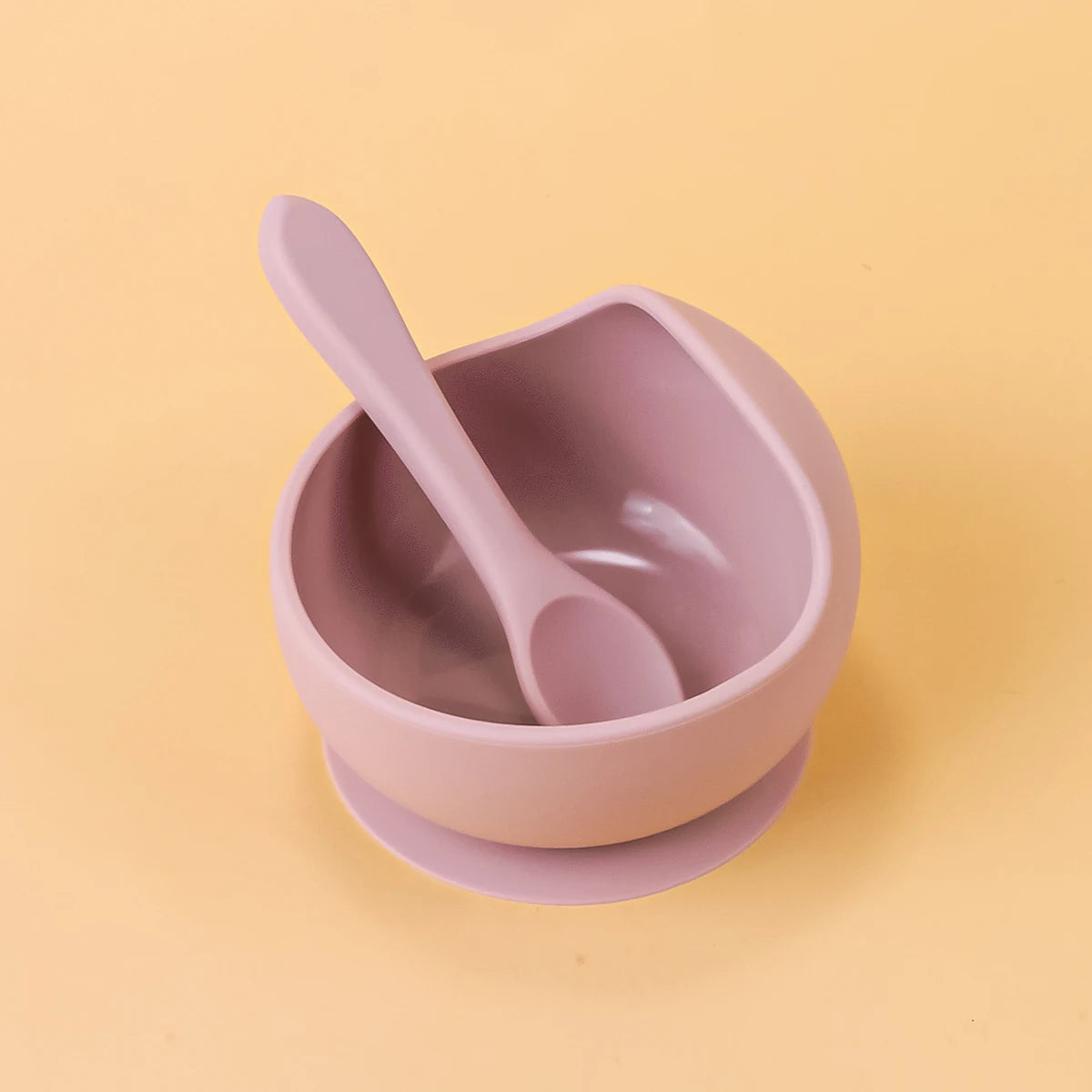 2-Piece Silicone Baby Suction Bowl Set – Feeding Tableware for Infants & Toddlers