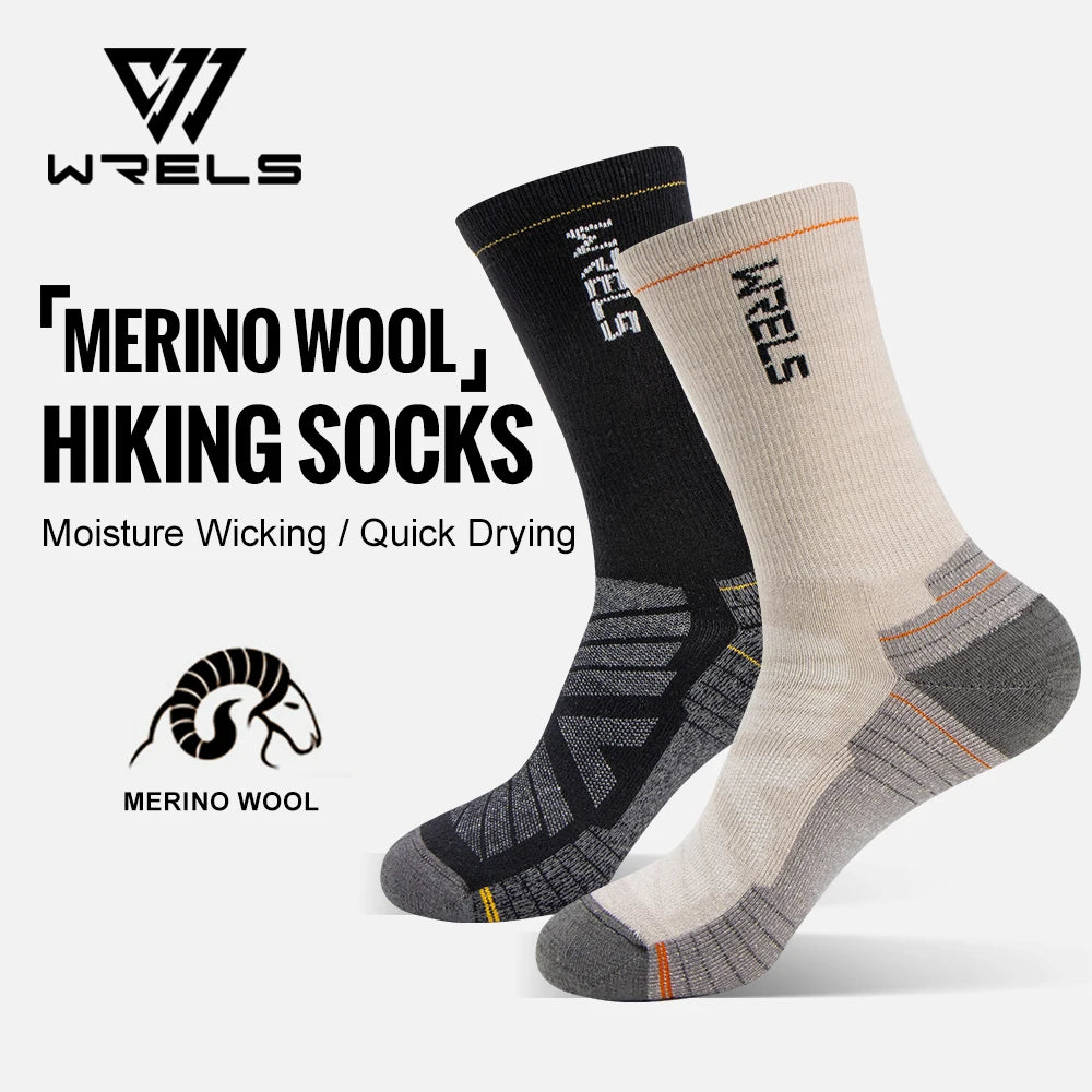 Merino Wool Hiking Socks – Lightweight Outdoor Running & Trekking Socks