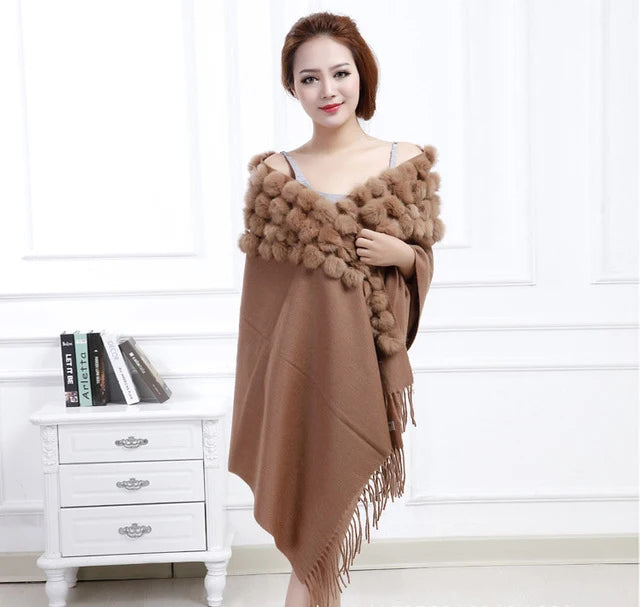 Women's 100% Wool Winter Scarf – Warm Elegant Shawl