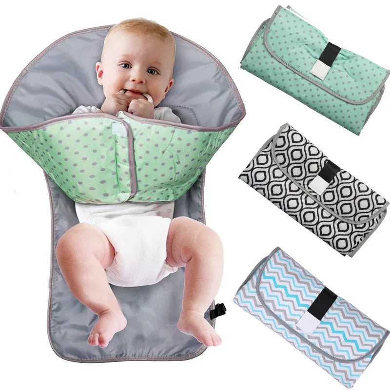 Portable Waterproof Baby Changing Mat – Foldable Travel Diaper Changing Pad