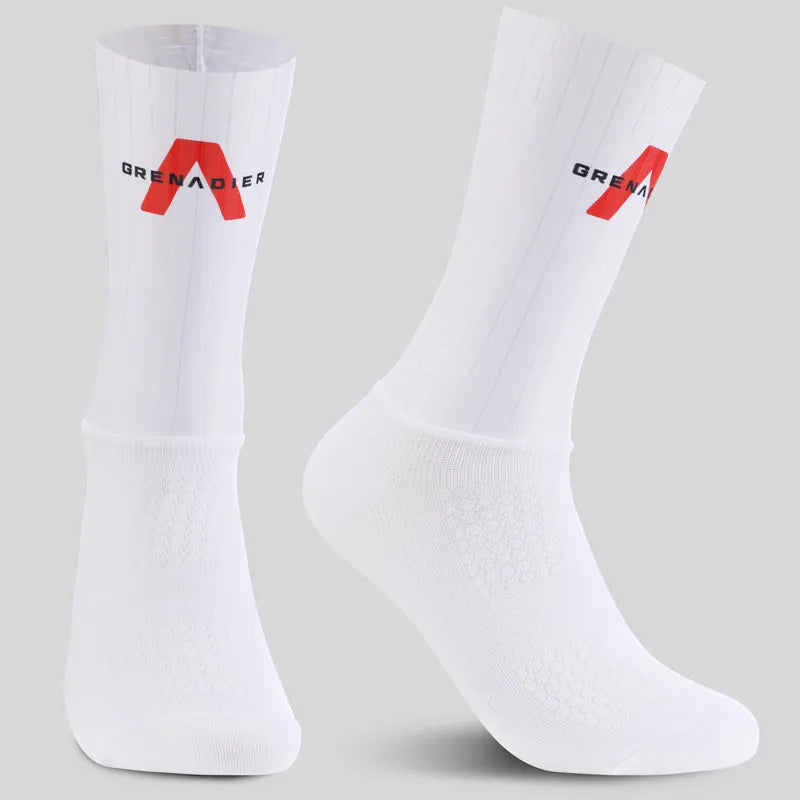 Anti-Slip Cycling Socks – Breathable Seamless Sports Crew Socks