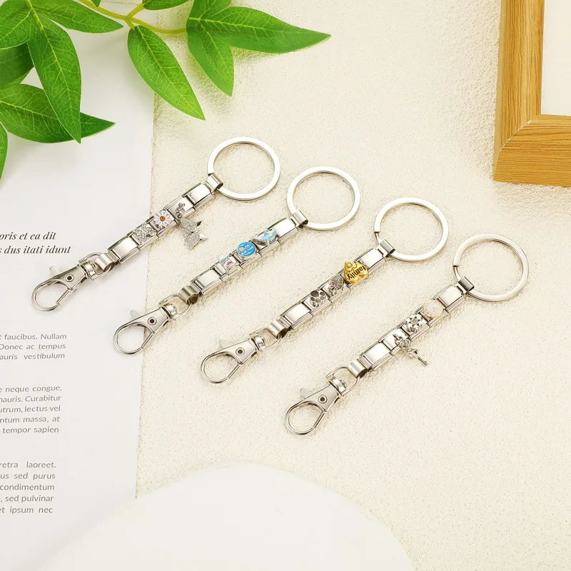 Stainless Steel Chain Keychain for Men & Women