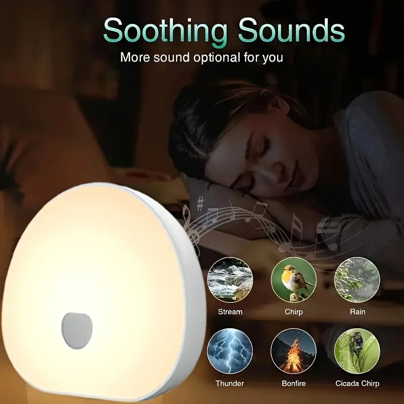 7-Color Portable Night Light – Soothing Ambient LED Lamp