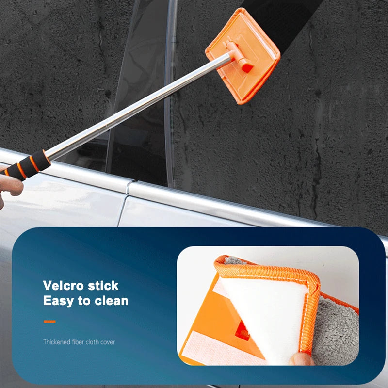 Car Windshield Cleaning Brush – Telescopic Long Handle Glass Cleaner