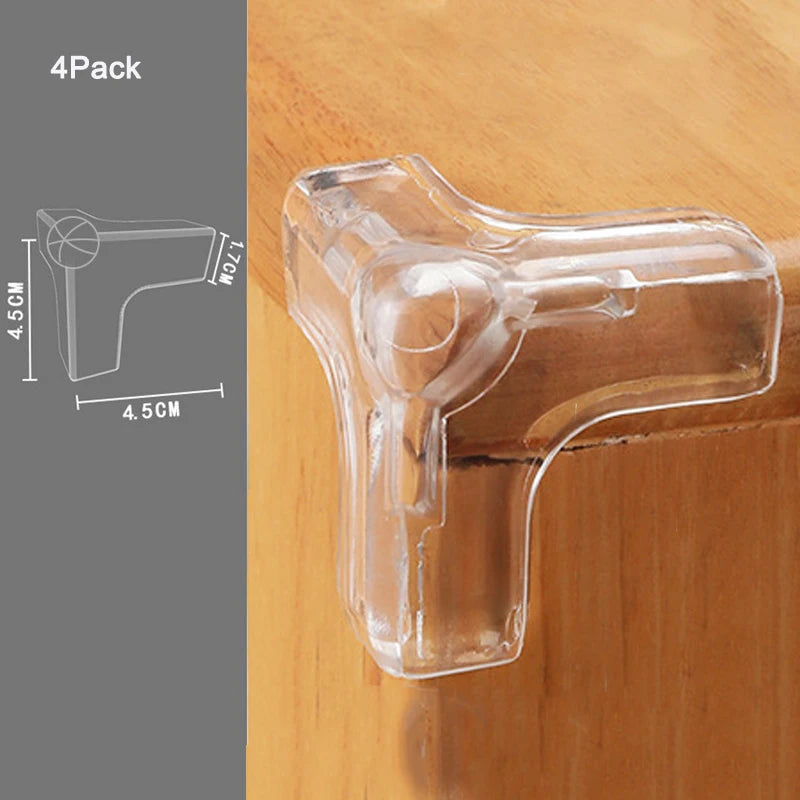 Baby Safety Corner Protectors – Clear Furniture Edge Guards