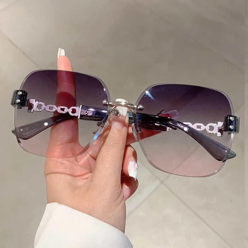 Women's Oversized Gradient Sunglasses