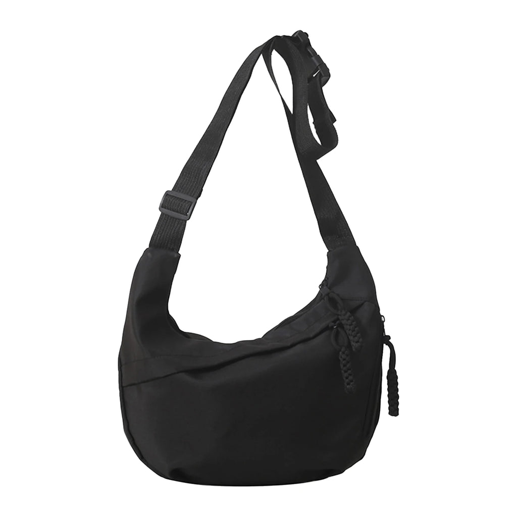 Women's Black Single Shoulder Crossbody Bag
