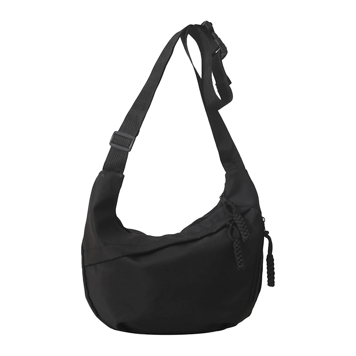 Women's Black Single Shoulder Crossbody Bag