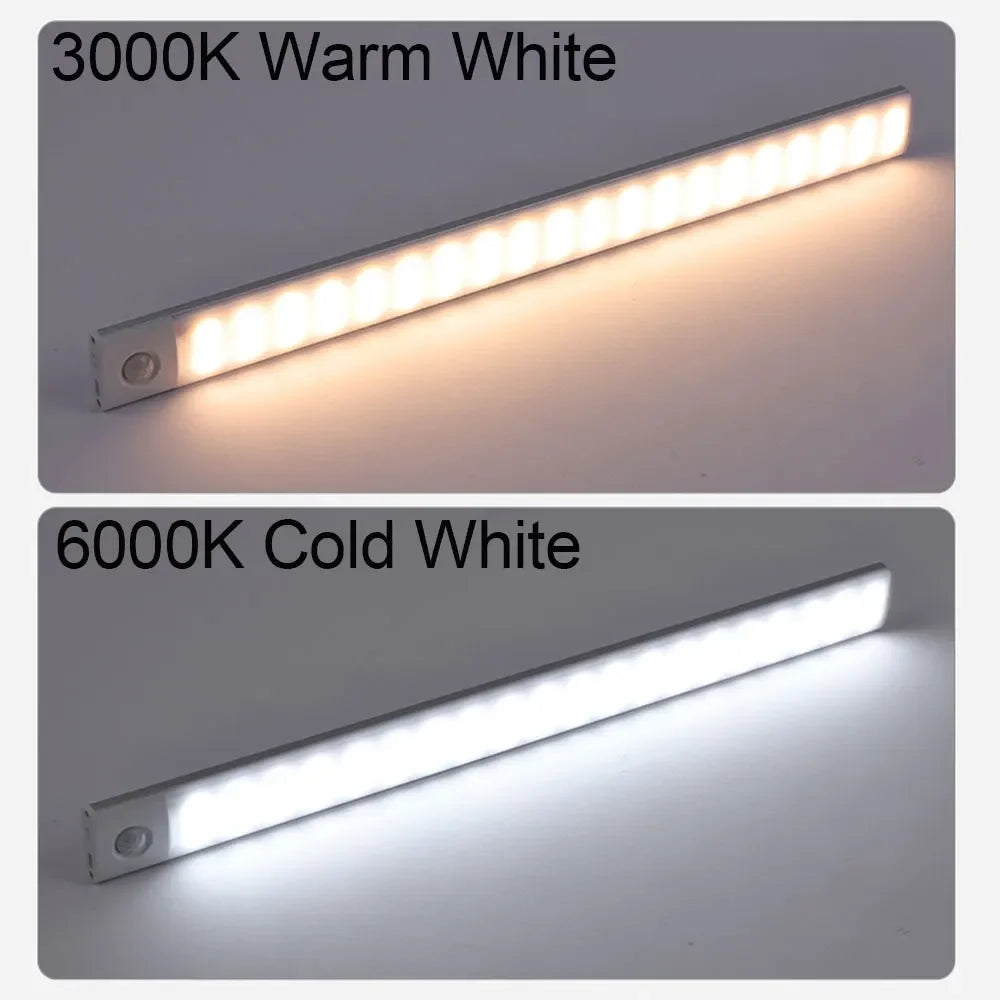 Motion Sensor LED Light – USB Rechargeable Under Cabinet Light