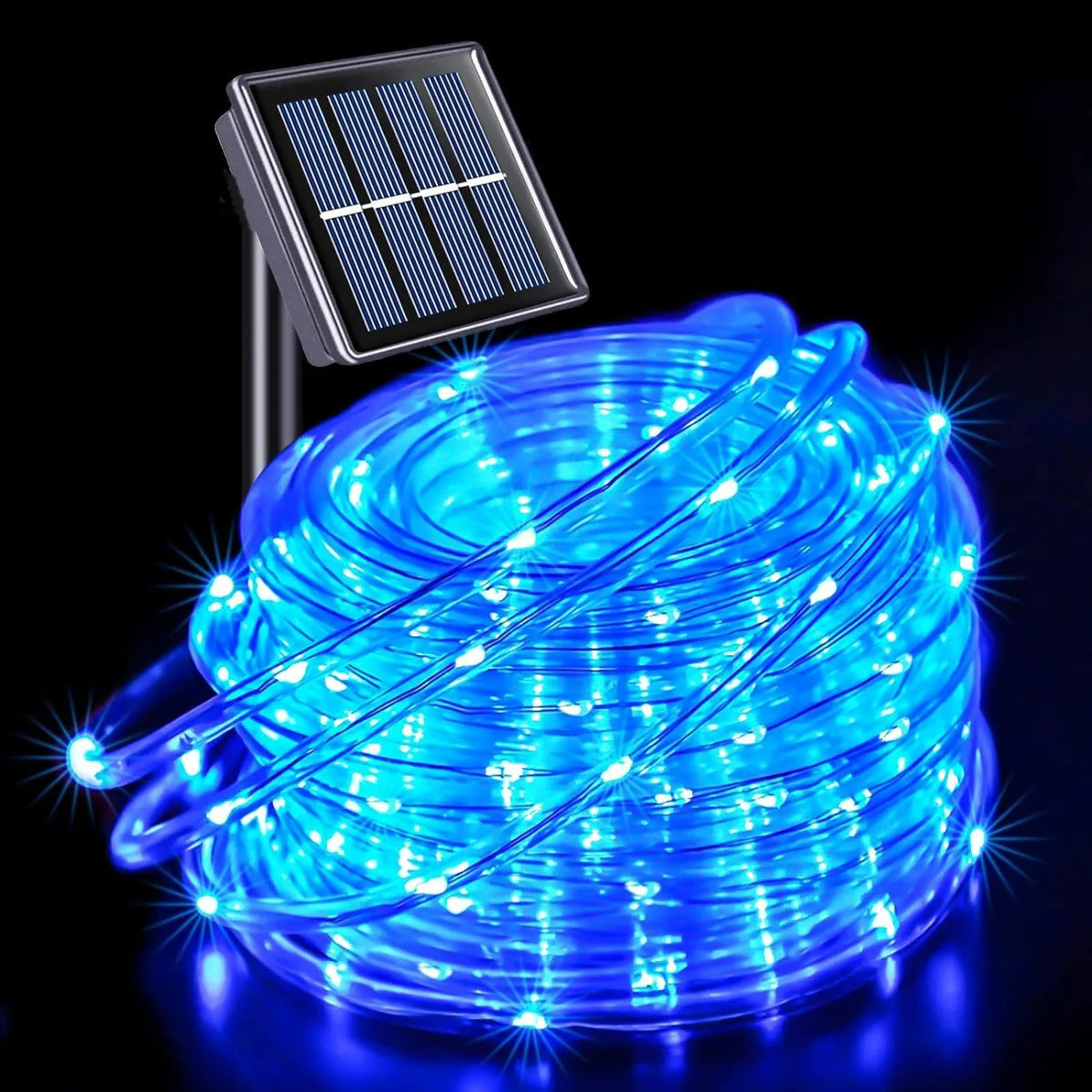Solar LED Rope String Lights – Outdoor Christmas & Garden Decor