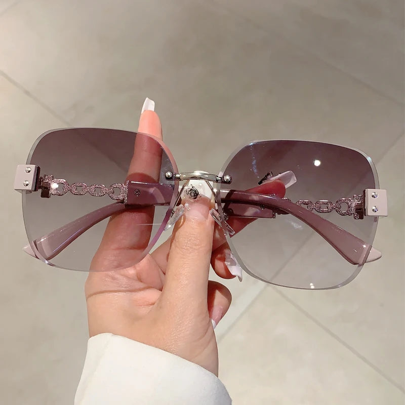 Women's Oversized Gradient Sunglasses