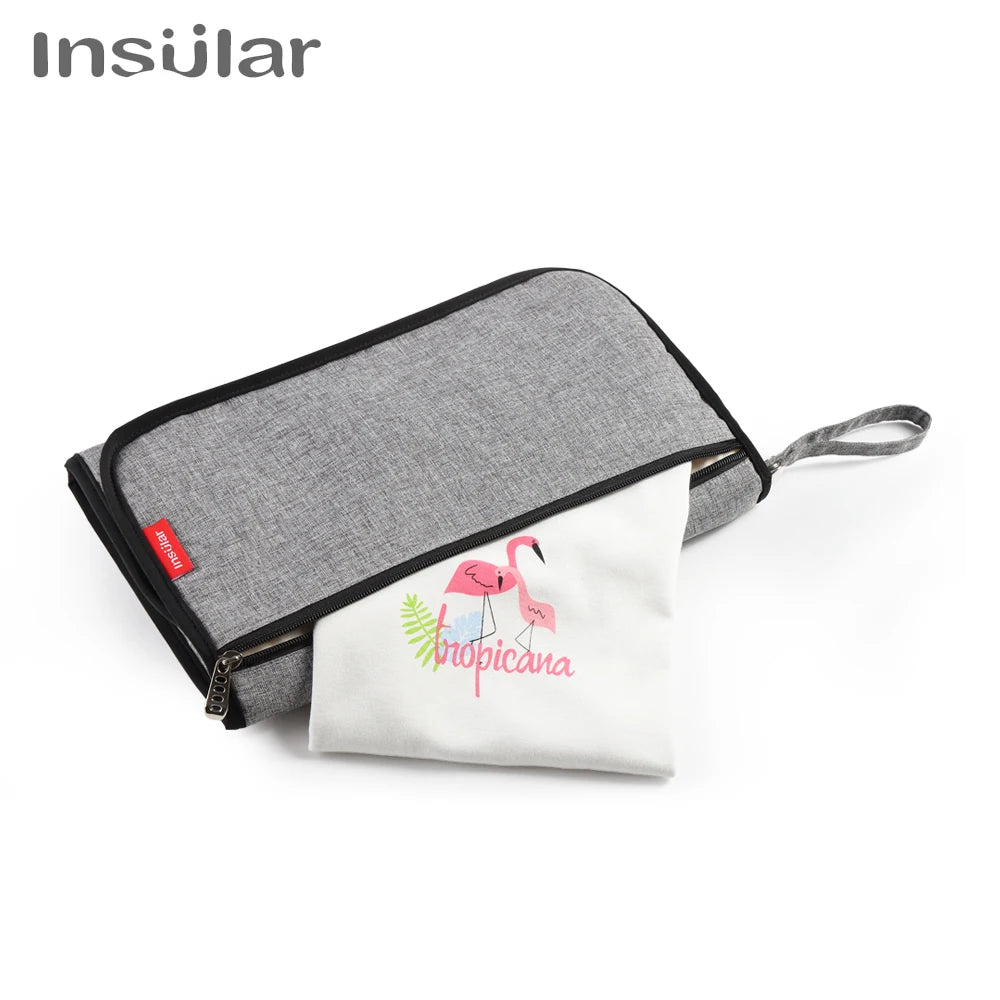 2-in-1 Portable Baby Changing Mat – Waterproof Foldable Diaper Changing Pad