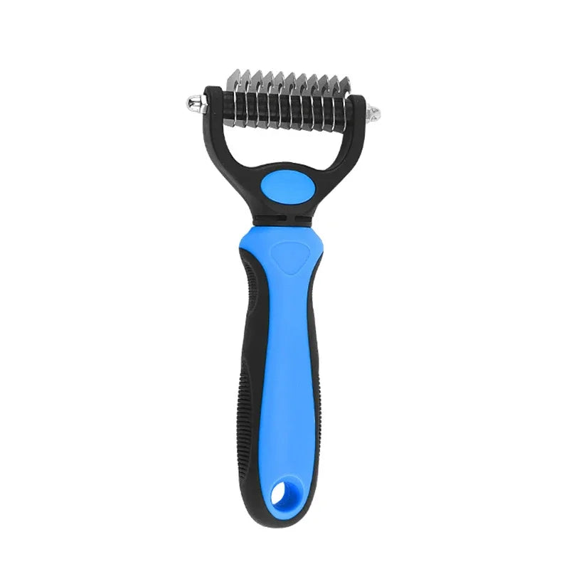 Self-Cleaning Pet Deshedding Brush for Dogs and Cats