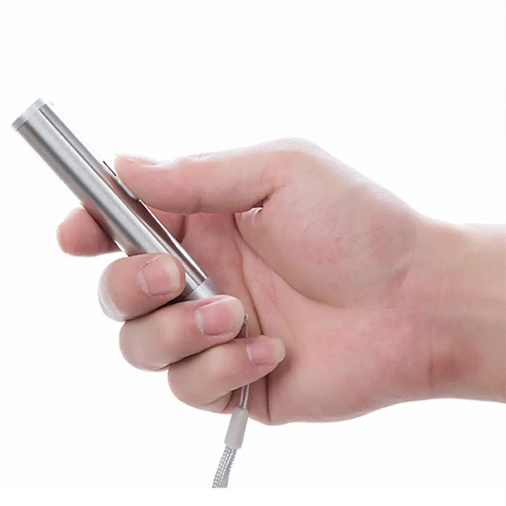 USB Rechargeable 3-in-1 Pointer Light – Portable Flashlight & UV Light