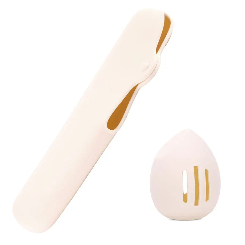 Large Travel Makeup Brush & Sponge Holder Case