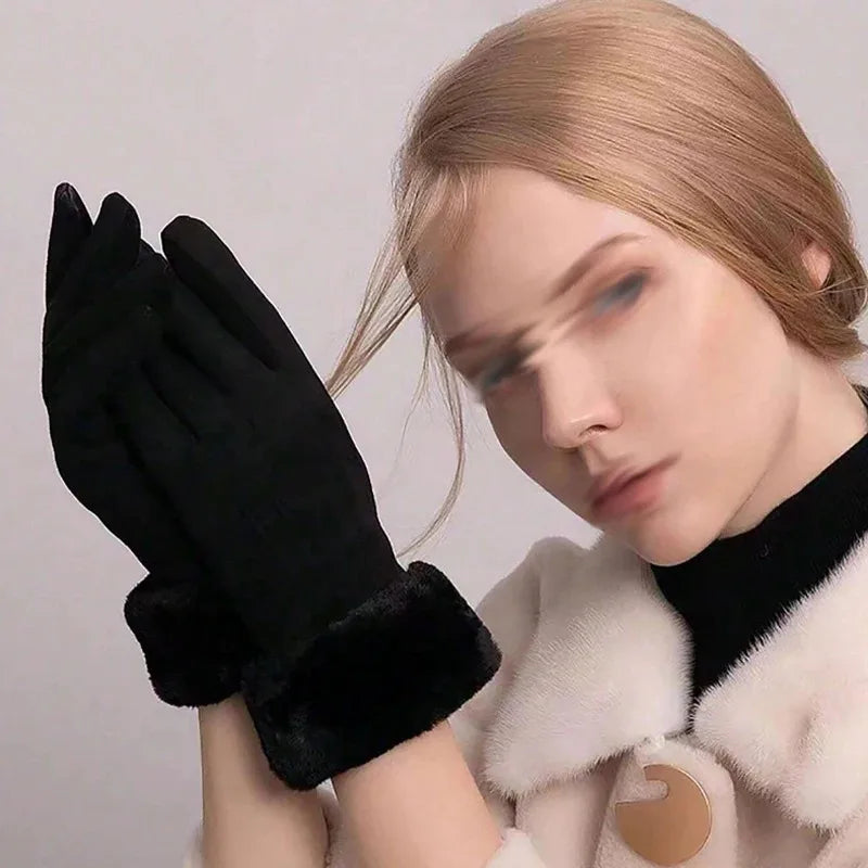 Women's Warm Winter Gloves – Thermal Touchscreen Cold Weather Gloves