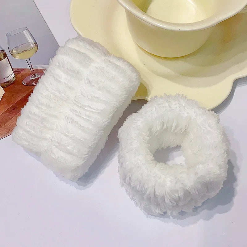 Soft Microfiber Wrist Wash Bands for Face Washing