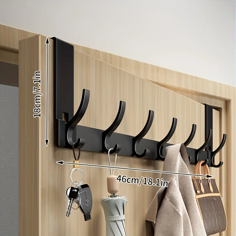 Wall Mounted Metal Hooks for Coats, Bags & Hats
