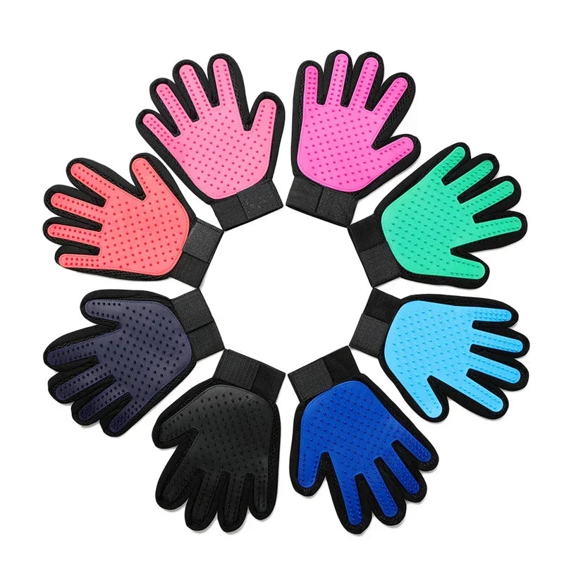 Silicone Pet Grooming and Bath Massage Glove