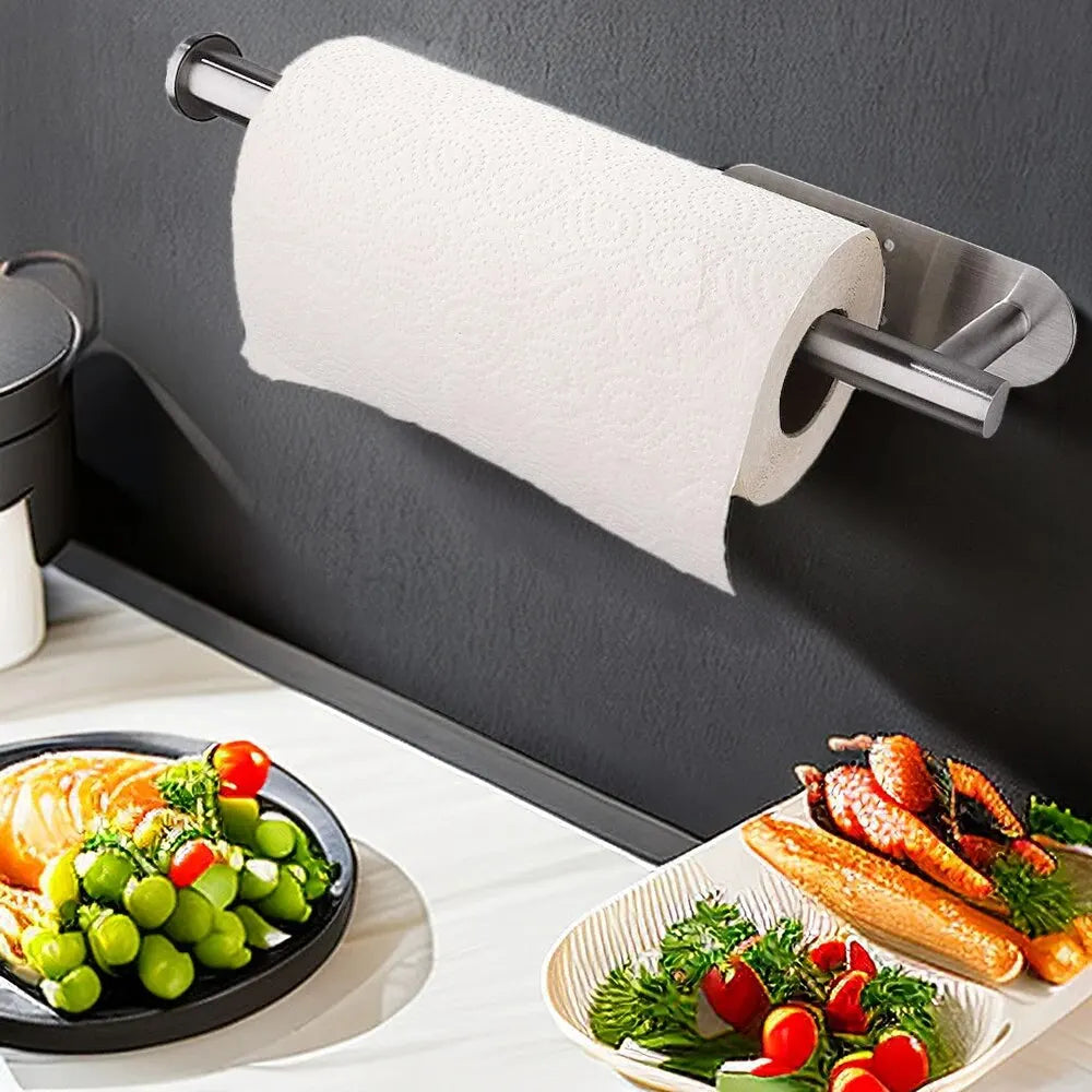 Adhesive Under Cabinet Paper Towel Holder