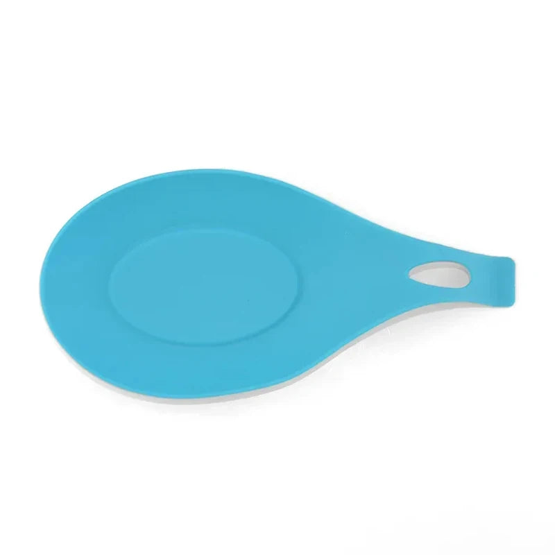 Heat Resistant Silicone Spoon Rest Mat – Kitchen Utensil Holder