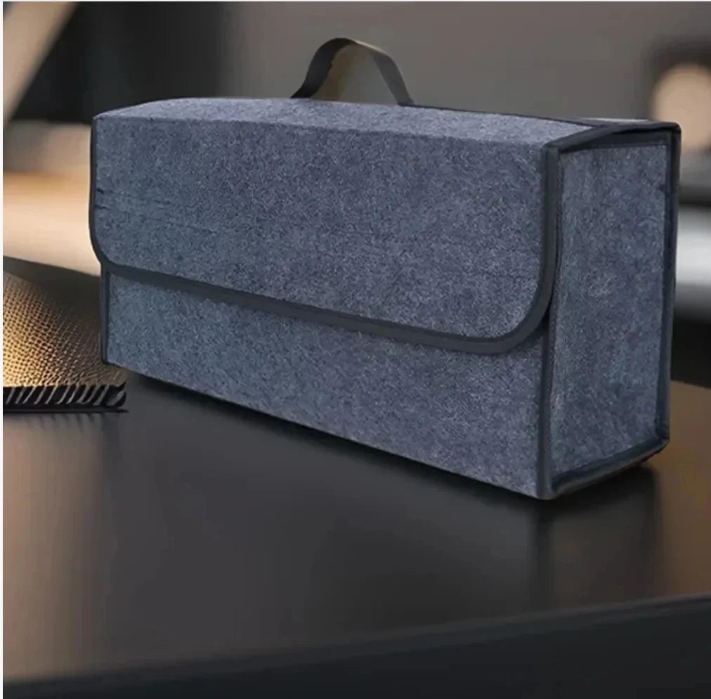 Car Trunk Felt Organizer Storage Box with Compartments
