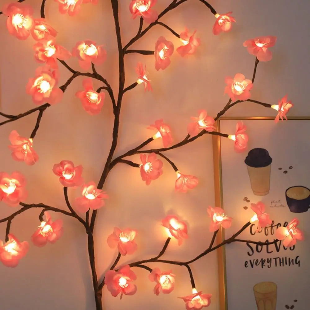 Cherry Blossom LED Branch Lights – Decorative Wall & Holiday Lighting