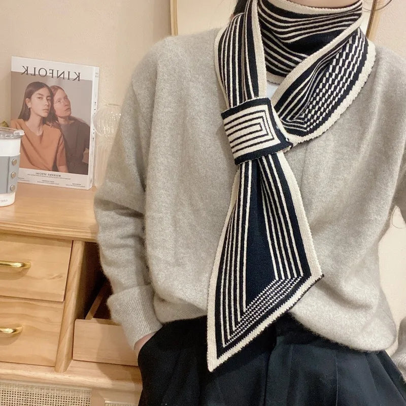 Women's Versatile Knitted Winter Scarf – Soft Classic Wrap