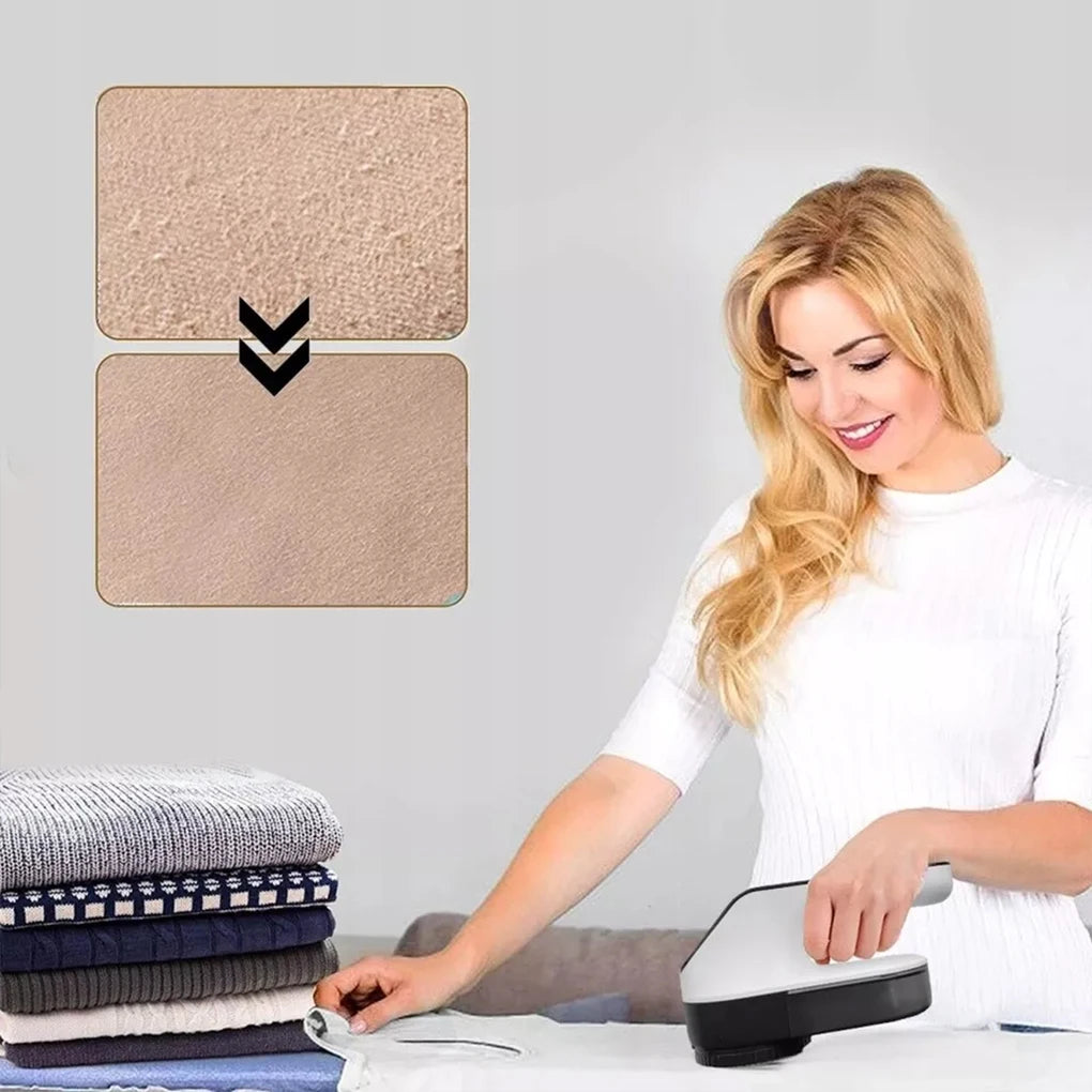 Rechargeable Electric Lint Remover – Portable Fabric Shaver