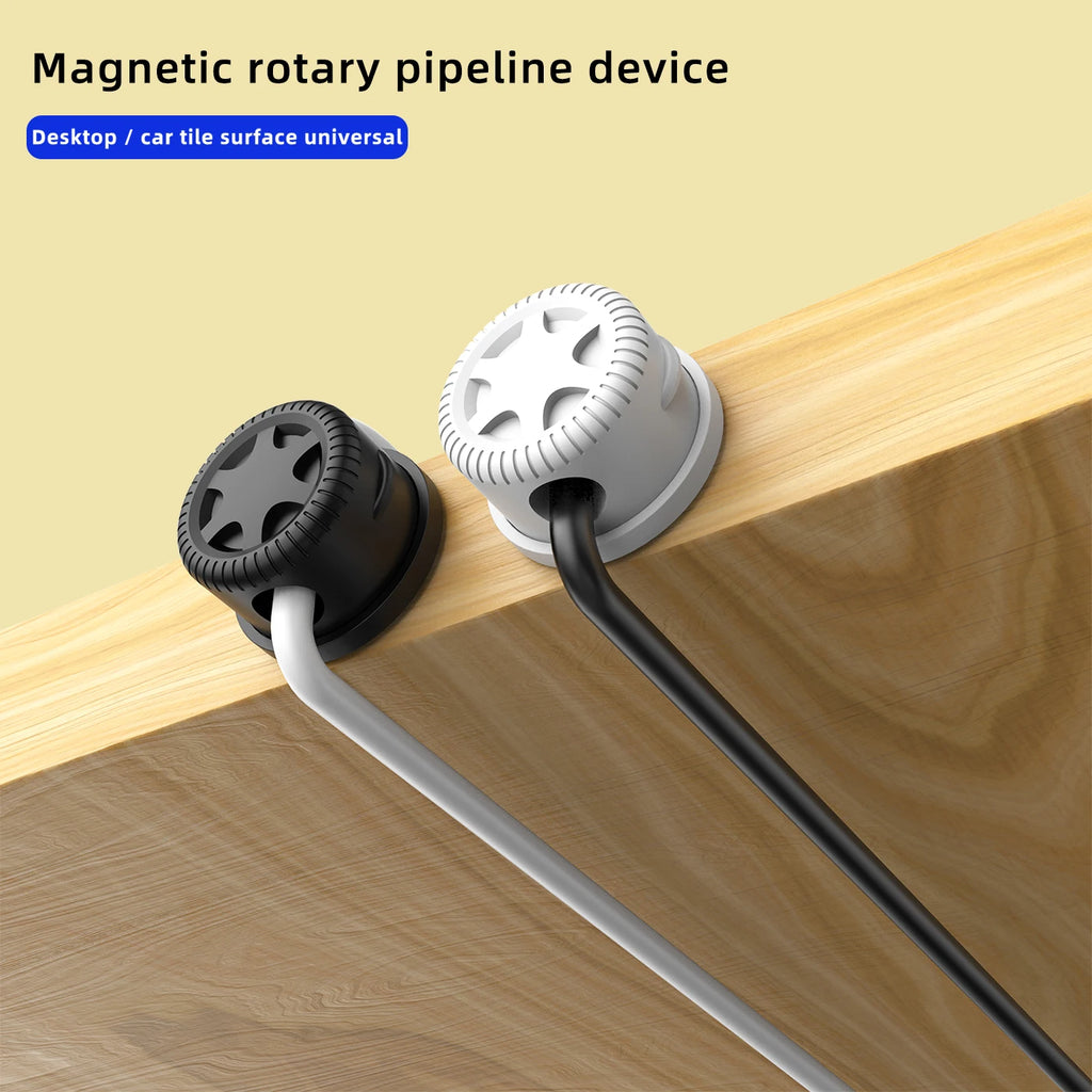 Magnetic Cable Organizer Clips – Adjustable Cord Holders