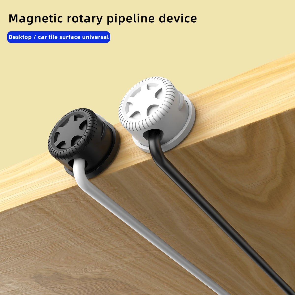 Magnetic Cable Organizer Clips – Adjustable Cord Holders