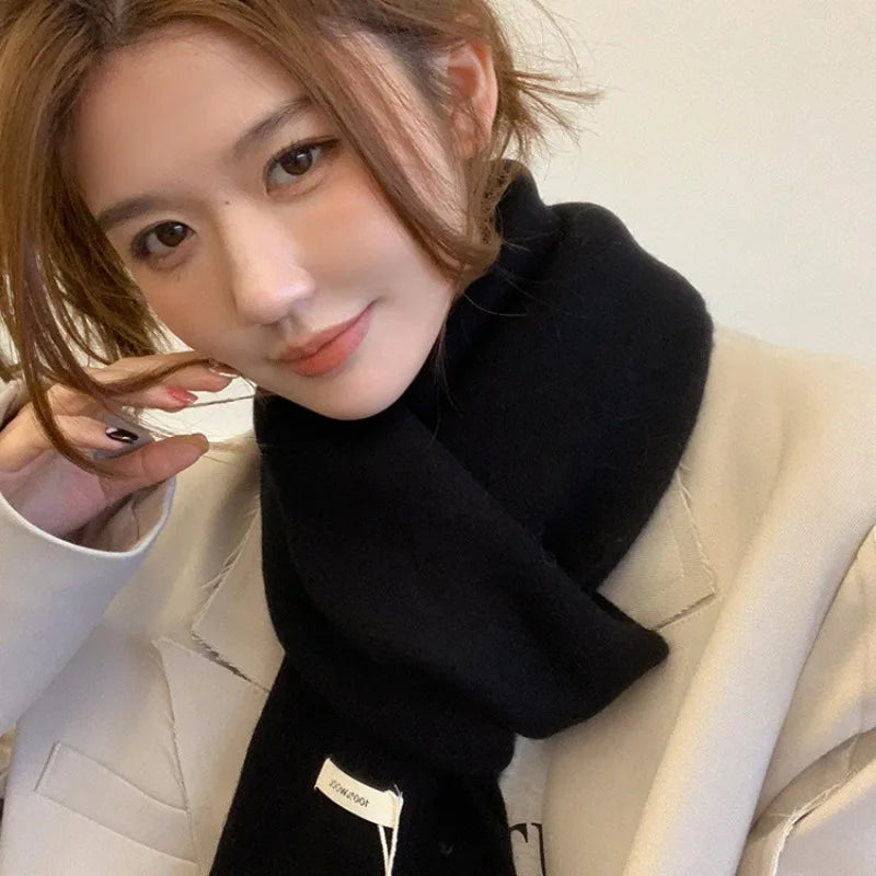 Women's Warm Winter Scarf – Soft Solid Color Shawl
