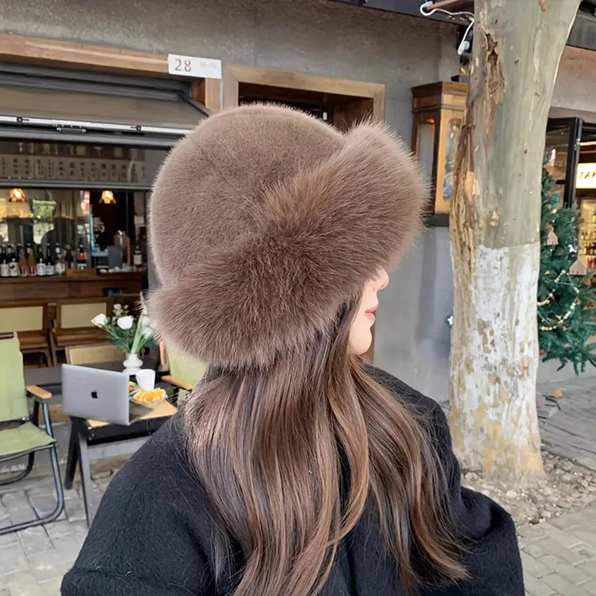 Women's Faux Fur Winter Hat – Soft Warm Cold Weather Cap