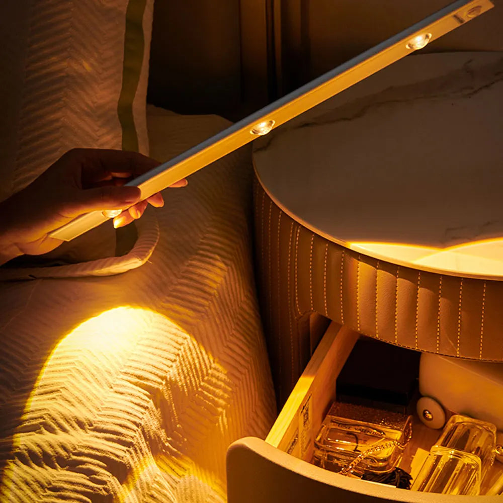 Rechargeable Motion Sensor LED Bar Light – Wireless Under Cabinet Lamp