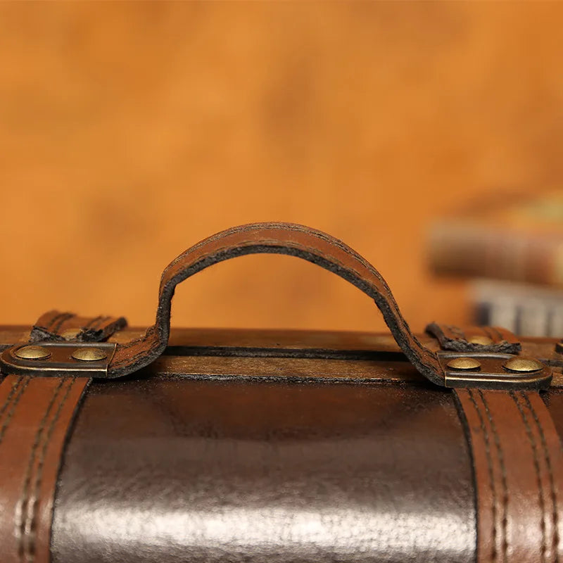 Vintage Wooden Jewelry & Keepsake Storage Box