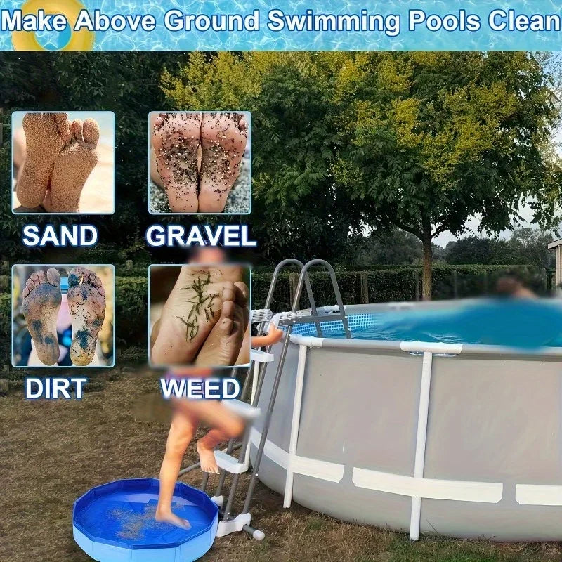 Portable Foldable Foot Bath for Poolside Use