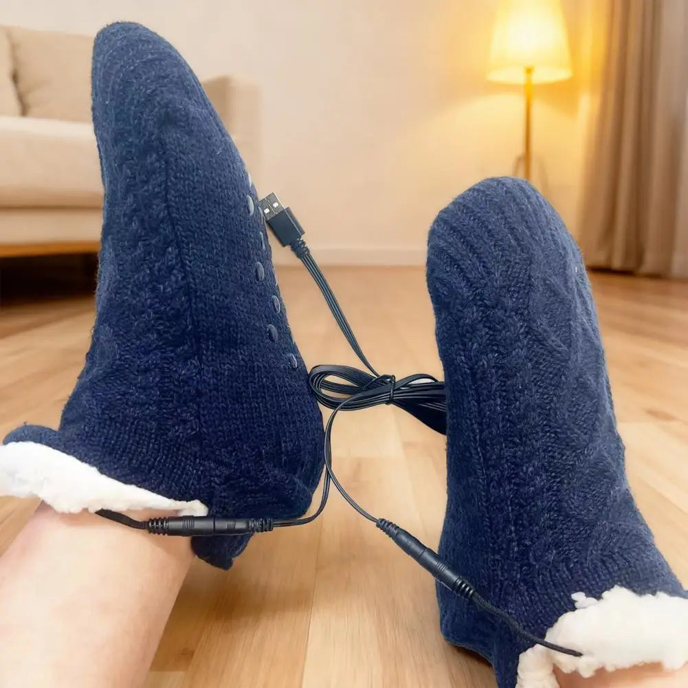 USB Heated Socks – Electric Warm Winter Thermal Socks