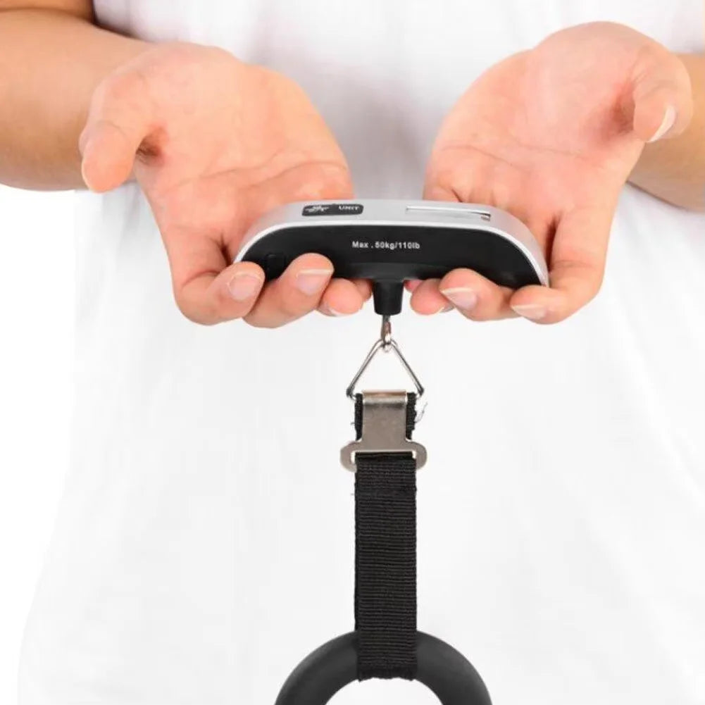 50kg Portable Digital Luggage Scale with LCD Display