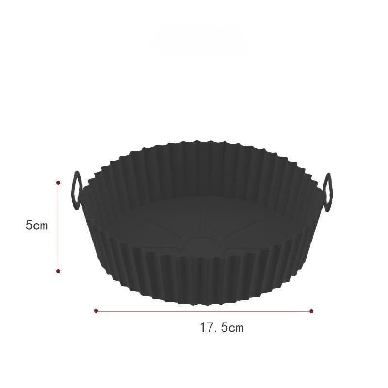 Reusable Silicone Air Fryer Liner Basket – 6 Inch