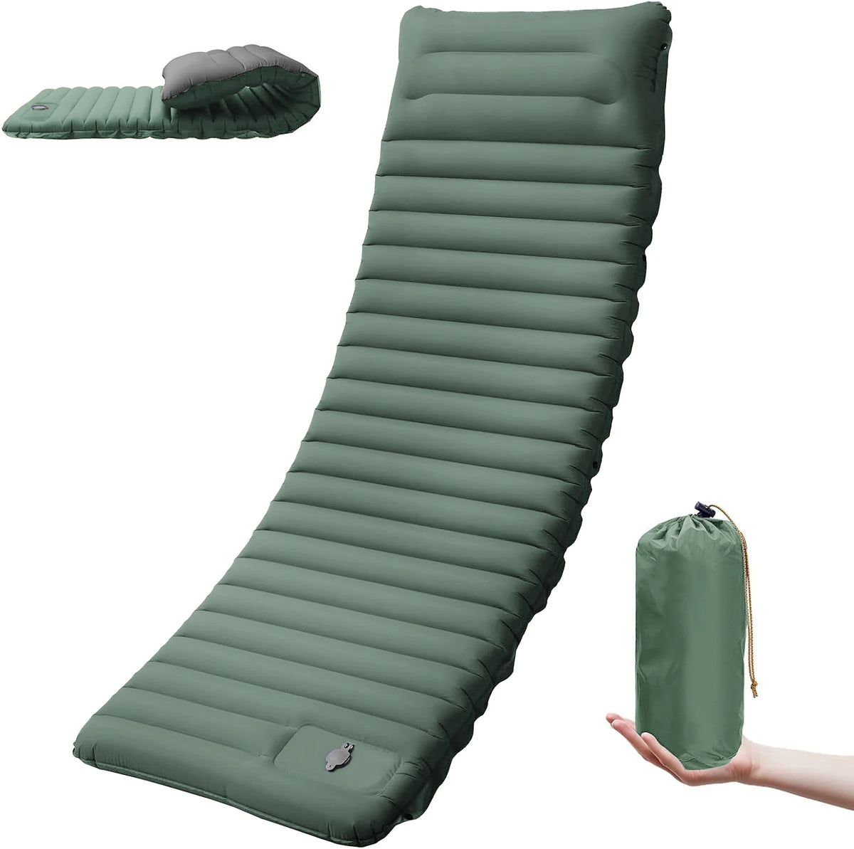Extra Thick Inflatable Camping Sleeping Pad – Outdoor Air Mattress