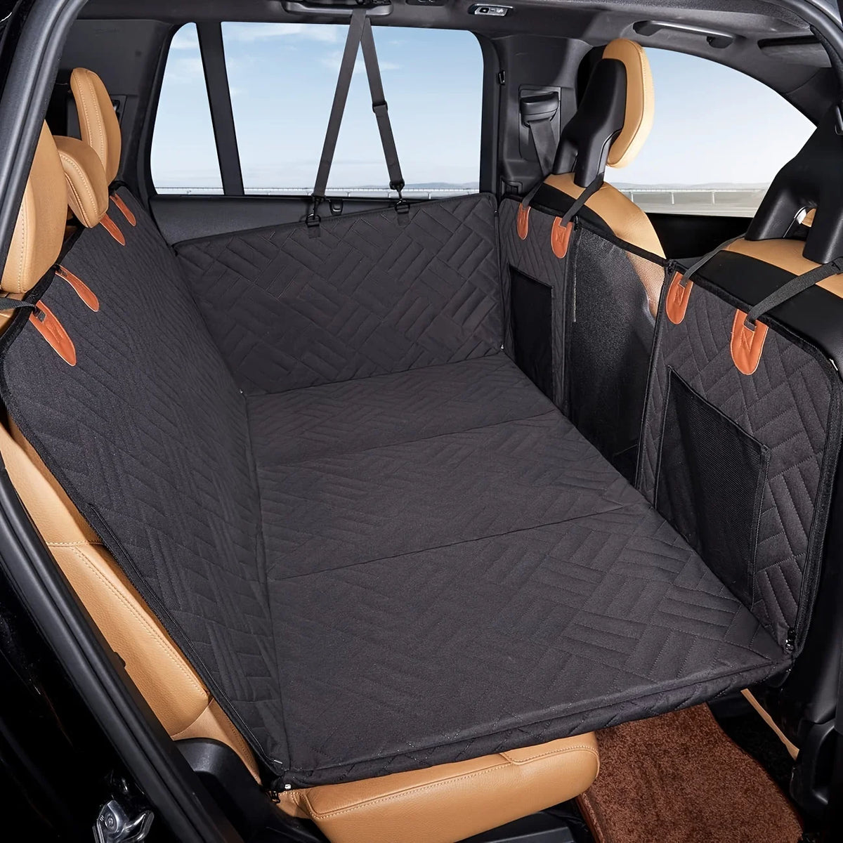Waterproof Dog Car Back Seat Hammock Cover
