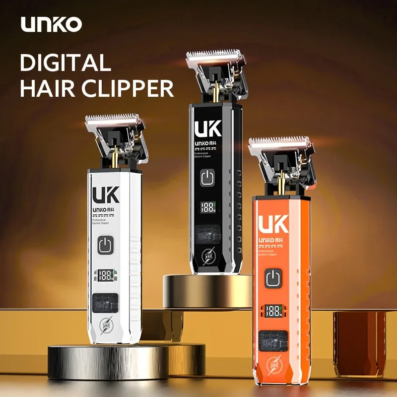 Professional Cordless Hair Clipper, Rechargeable Electric Hair Trimmer