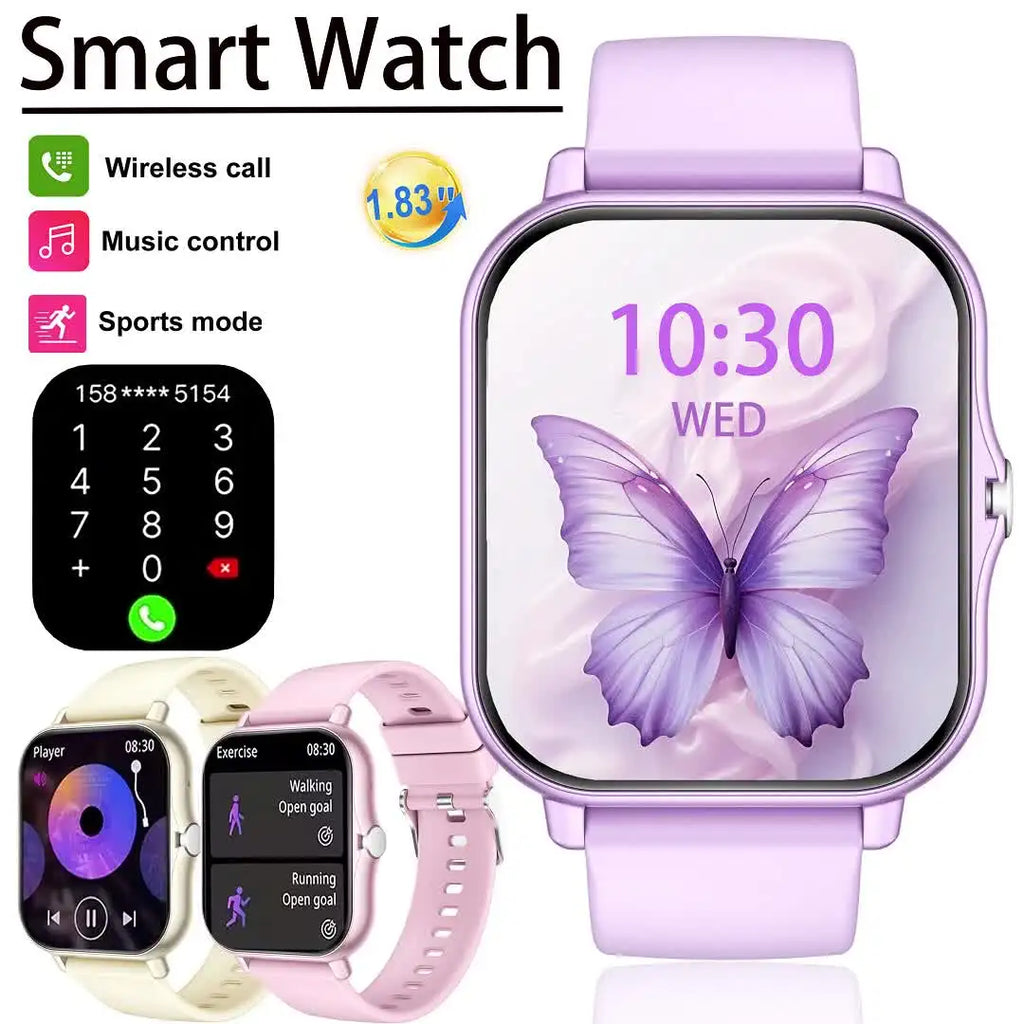 1.83" Full-Screen Touch Smart Watch – Fitness & Activity Tracker