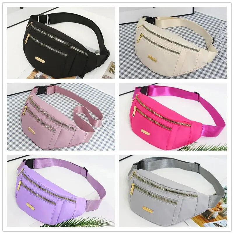 Women's Multi-Pocket Sports Waist Bag Fanny Pack
