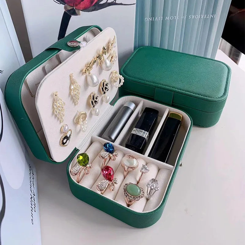 Clear Lid Jewelry Organizer & Storage Box