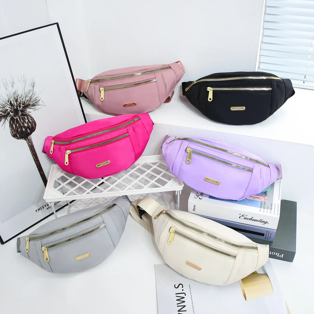 Women's Multi-Pocket Sports Waist Bag Fanny Pack