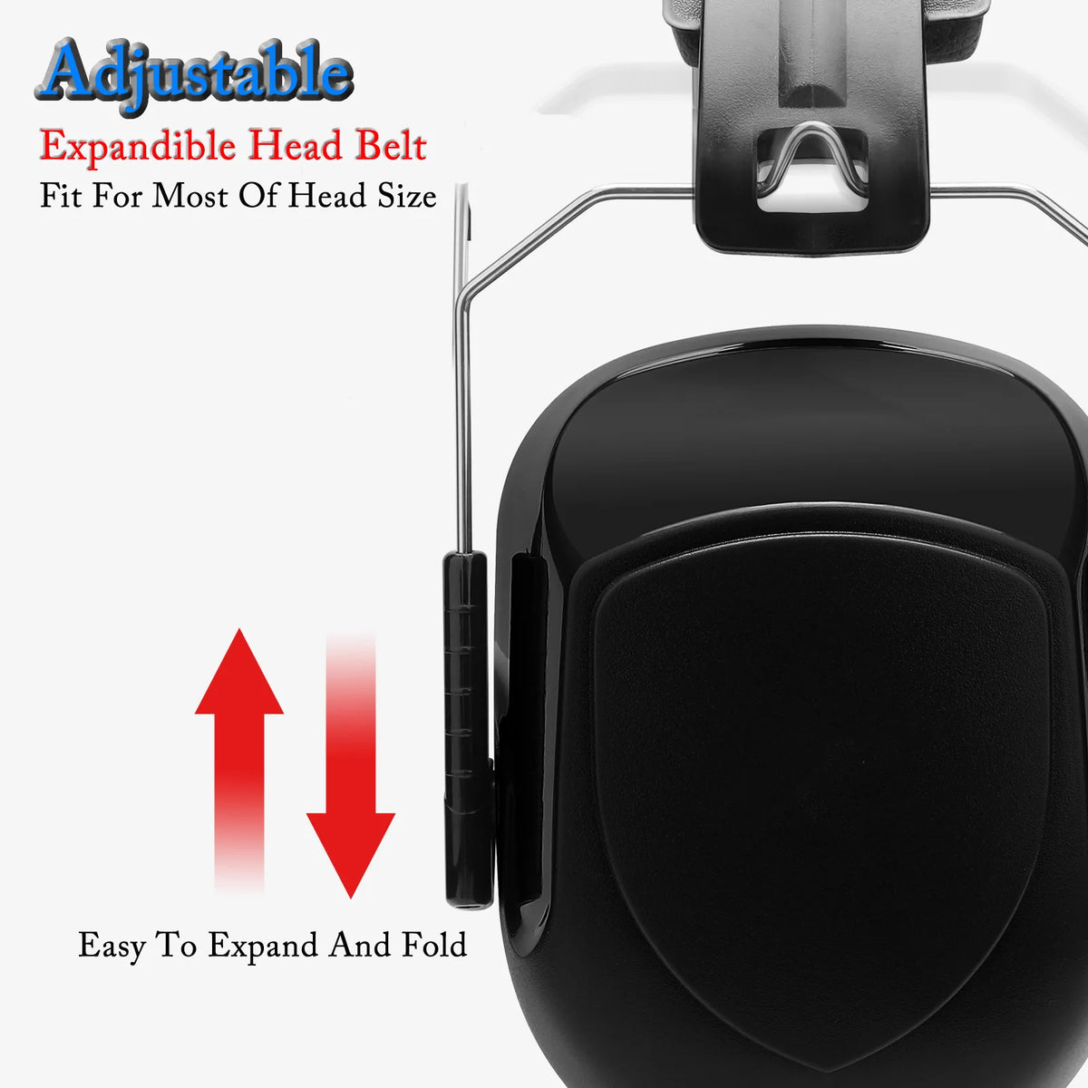 Adjustable Noise Reduction Earmuffs – SNR 34dB Hearing Protection