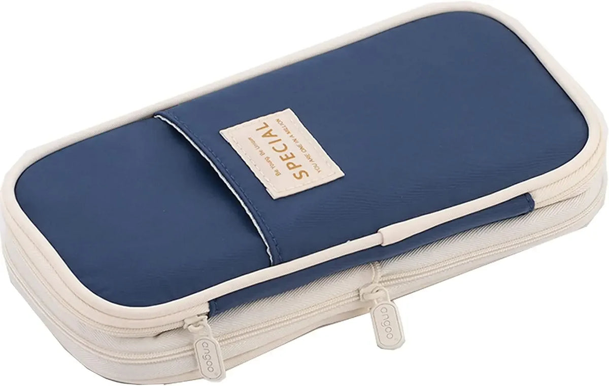 Macaron Color Large Capacity Double-Layer Pencil Case