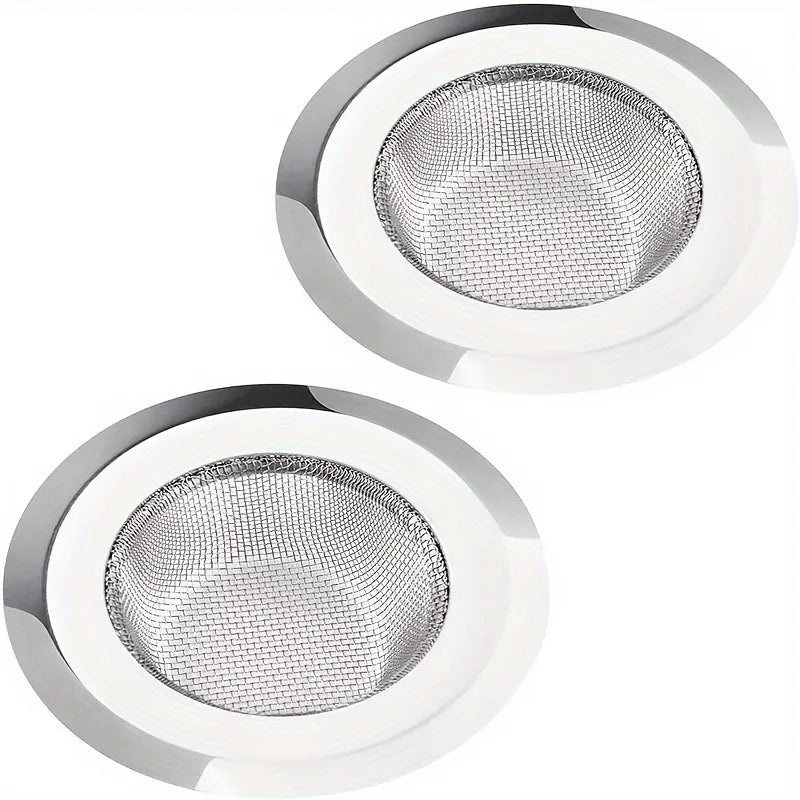 Stainless Steel Kitchen Sink Strainer – 2PCS Drain Filter Basket
